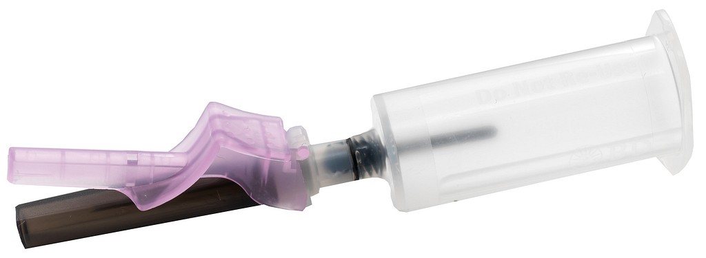 BD Vacutainer Eclipse turvaneula ohjaimella 22 G