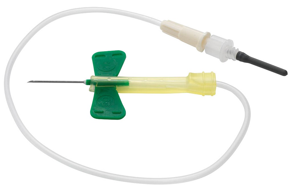 BD Siipineula Safety-lok, 21G/30cm