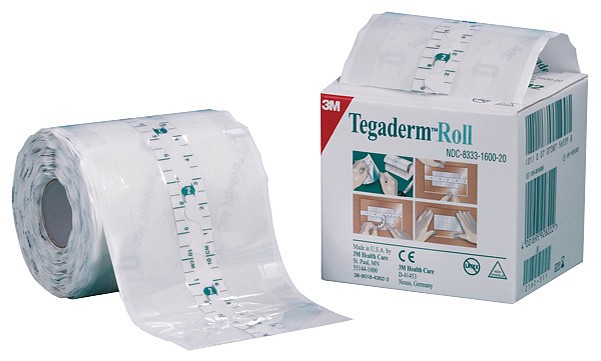 3M Tegaderm läpinäkyvä haavakalvorulla 10 cm x 10 m