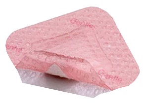 Allevyn Gentle Border Lite kiinnittyvä sidos 7,5 x 7,5 cm steriili