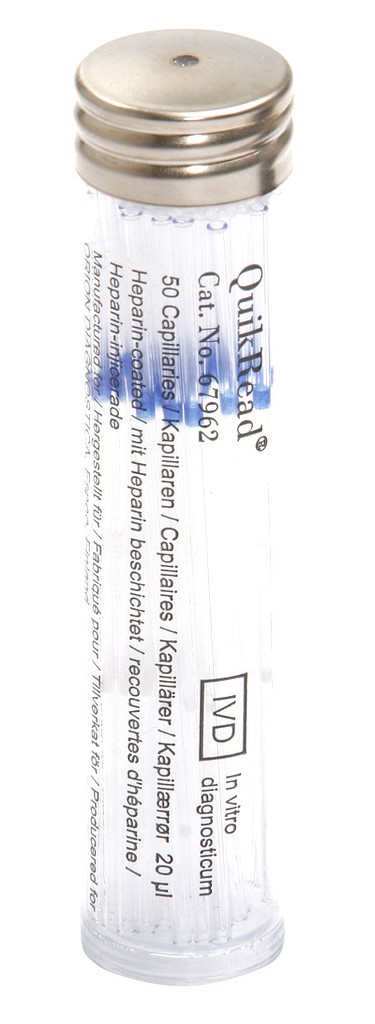 QuikRead kapillaarit 20 ul