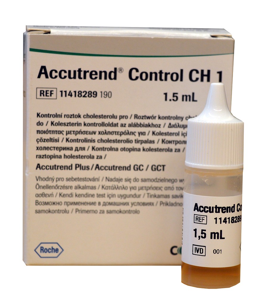 Accutrend-triglyseridikontrolli 1,5 ml