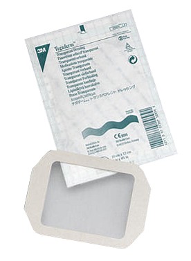 3M Tegaderm läpinäkyvä, kehyksellinen steriili haavakalvo 10 x 25 cm