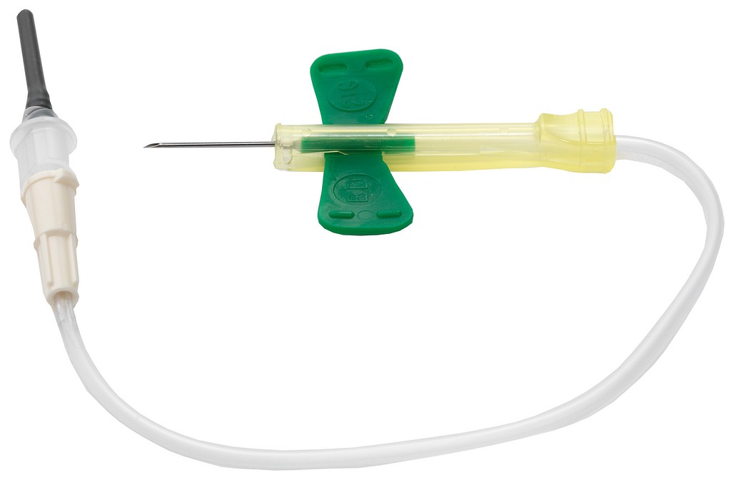 BD Siipineula Safety-lok, 21G/18cm