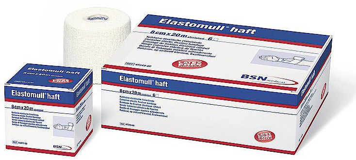 Elastomull Haft itsekiinnittyvä harsoside 8 cm x 20 m