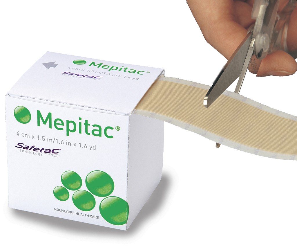 Mepitac-kiinnitysteippi 4 cm x 1,5 m