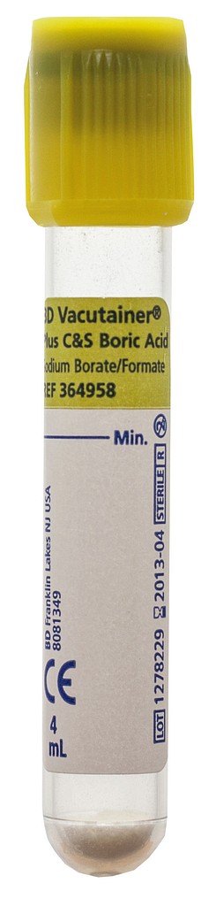 Vacutainer 4ml virtsa säilöntäaine