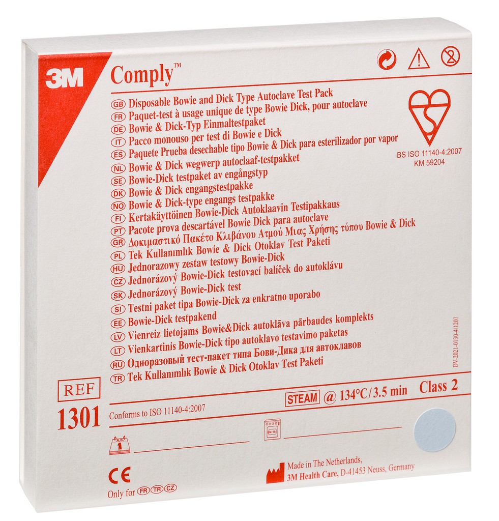 Bowie-Dick testipakkaus 1301 kk