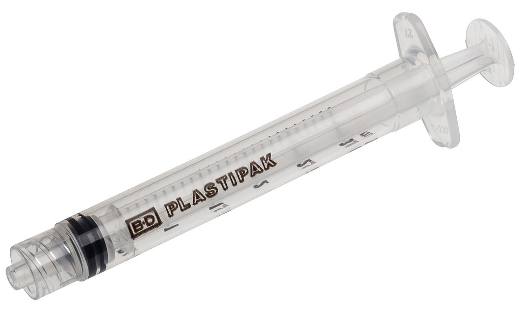 BD Plastipak injektioruisku 3-os LUER-LOCK 3 ml