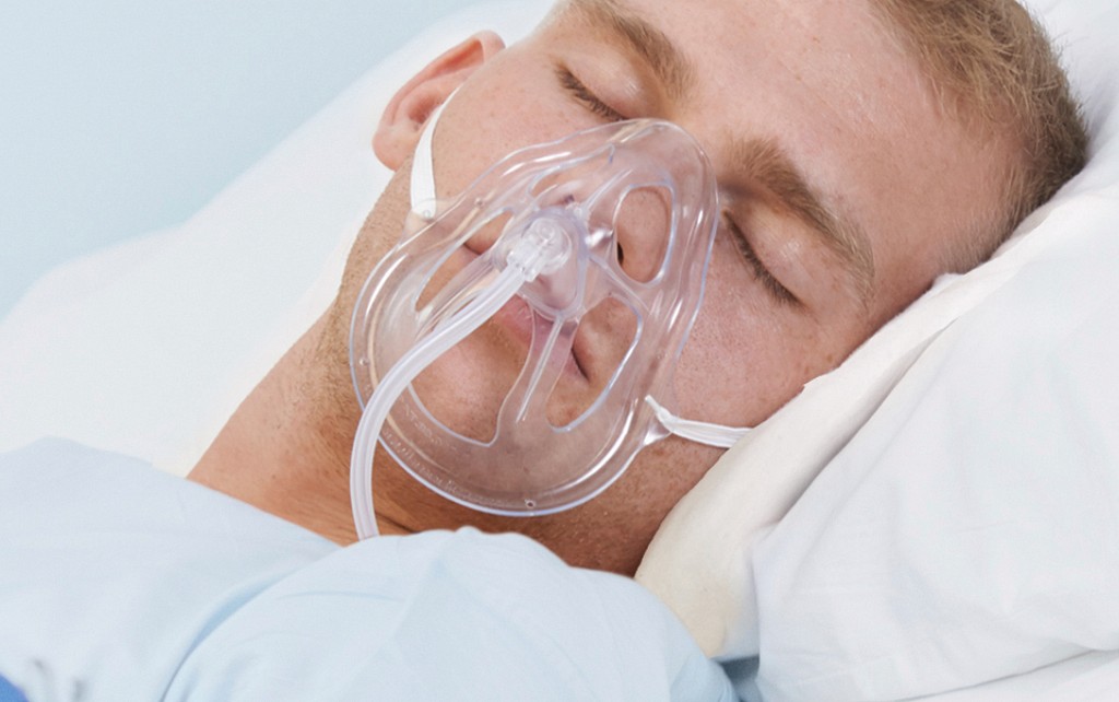 Oxymask 24 - 90 % avoin happimaski S/M aikuisille kertakäyttöinen