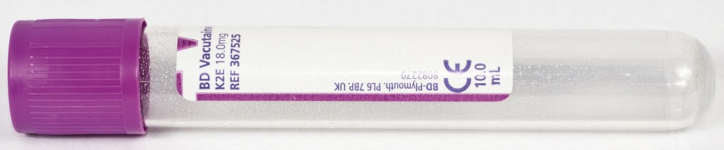BD Vacutainer K2EDTA putki 10/10 ml 18 mg