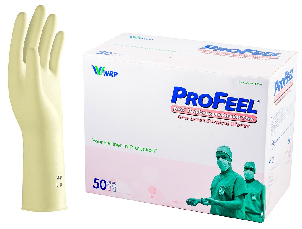 ProFeel Polyisoprene lateksiton leikkauskäsine 5,5