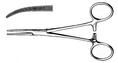 Medicon anatominen atula Crile 14,5 cm käyrä
