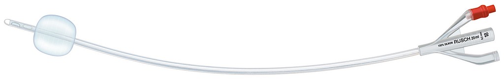 Brillant 100% silikoni 3-tie nelaton ch 20 / 20 ml