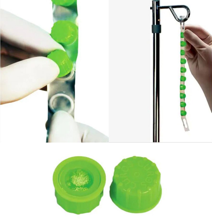 Curos desinfektiokorkki (10/liuska)