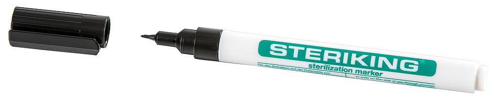 Steriking merkintäkynä ohut musta