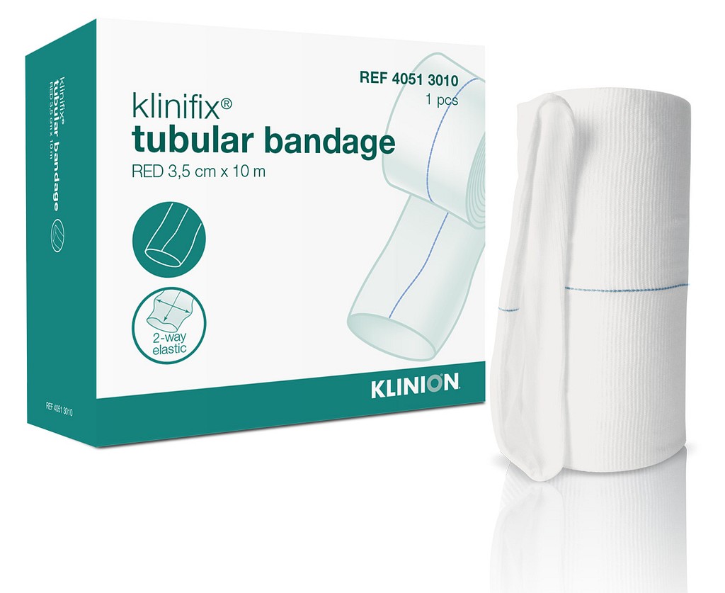 Klinifix putkisidos 7,5 cm x 10 m sininen