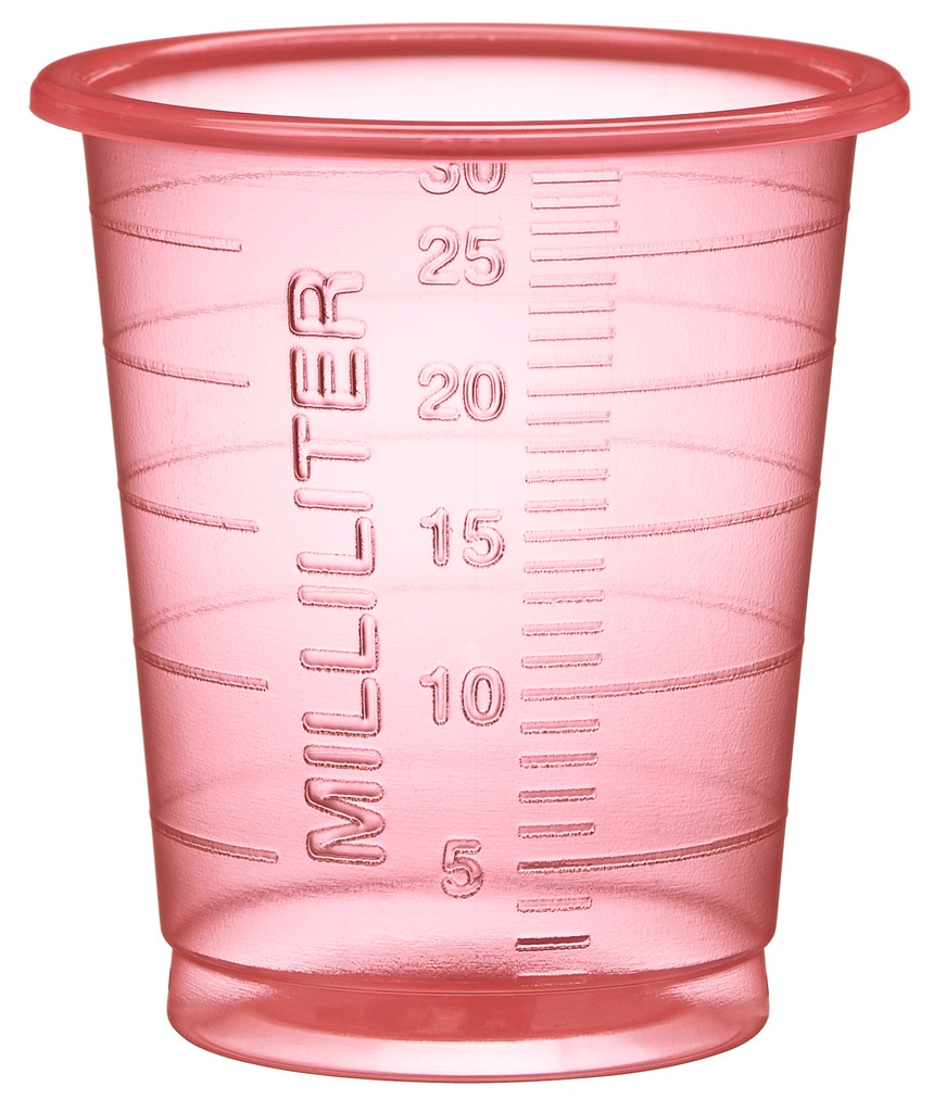 Hammarplast Eco lääkelasi 30 ml punainen