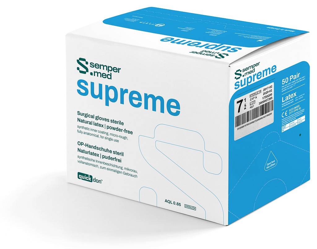 Sempermed Supreme leikkauskäsine lateksi 6,0