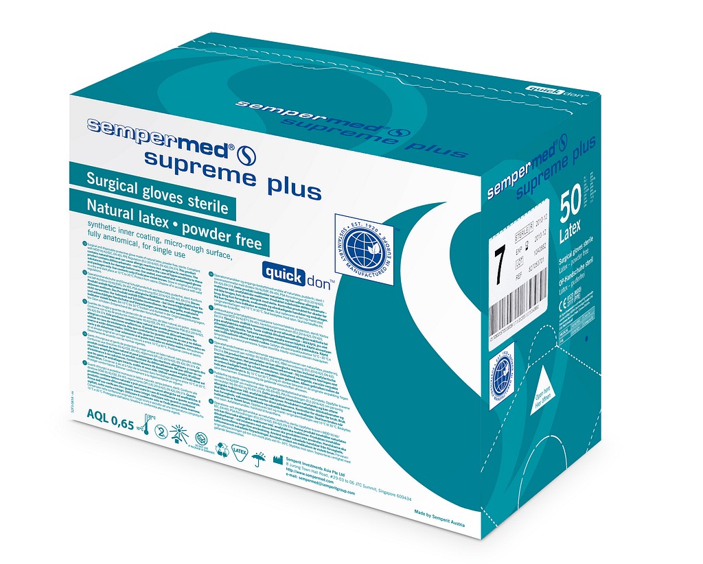 Sempermed Supreme Plus leikkauskäsine lateksi 6,0