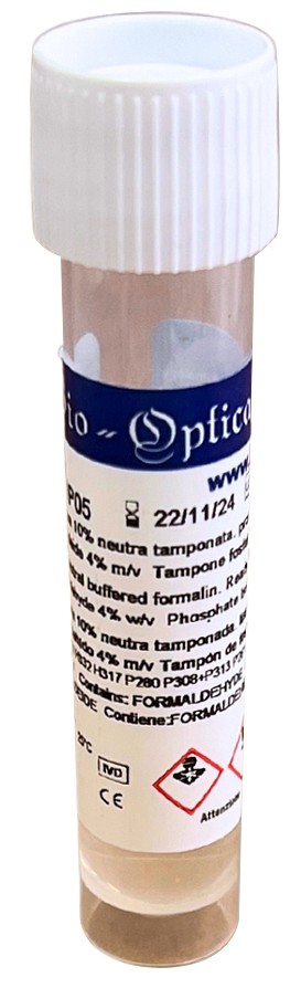 Formaliini 10 % pH 7,2 80 x 5 ml, näyteputki 10 ml