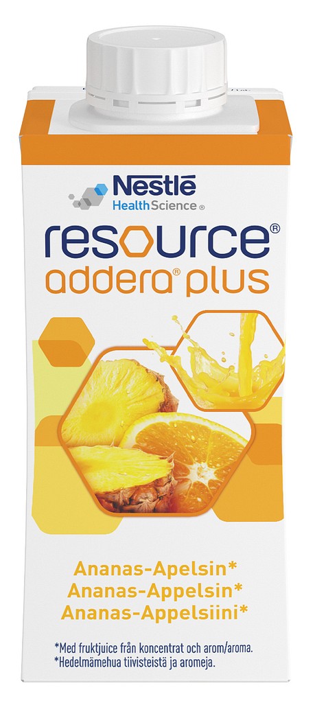 Resource Addera Plus 200 ml ananas-appelsiini