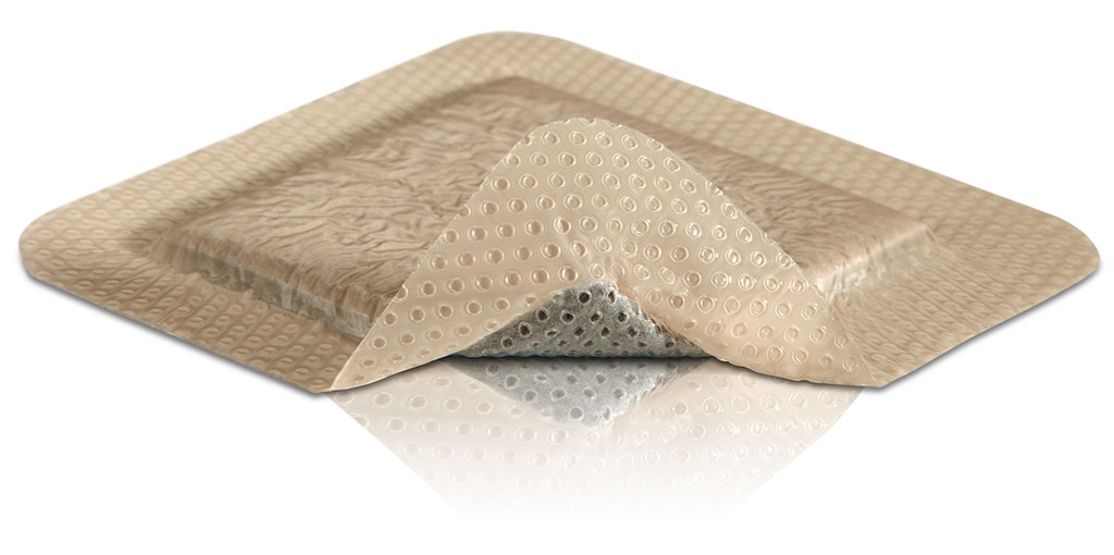 Mepilex Border Ag -sidos 15 x 15 cm steriili