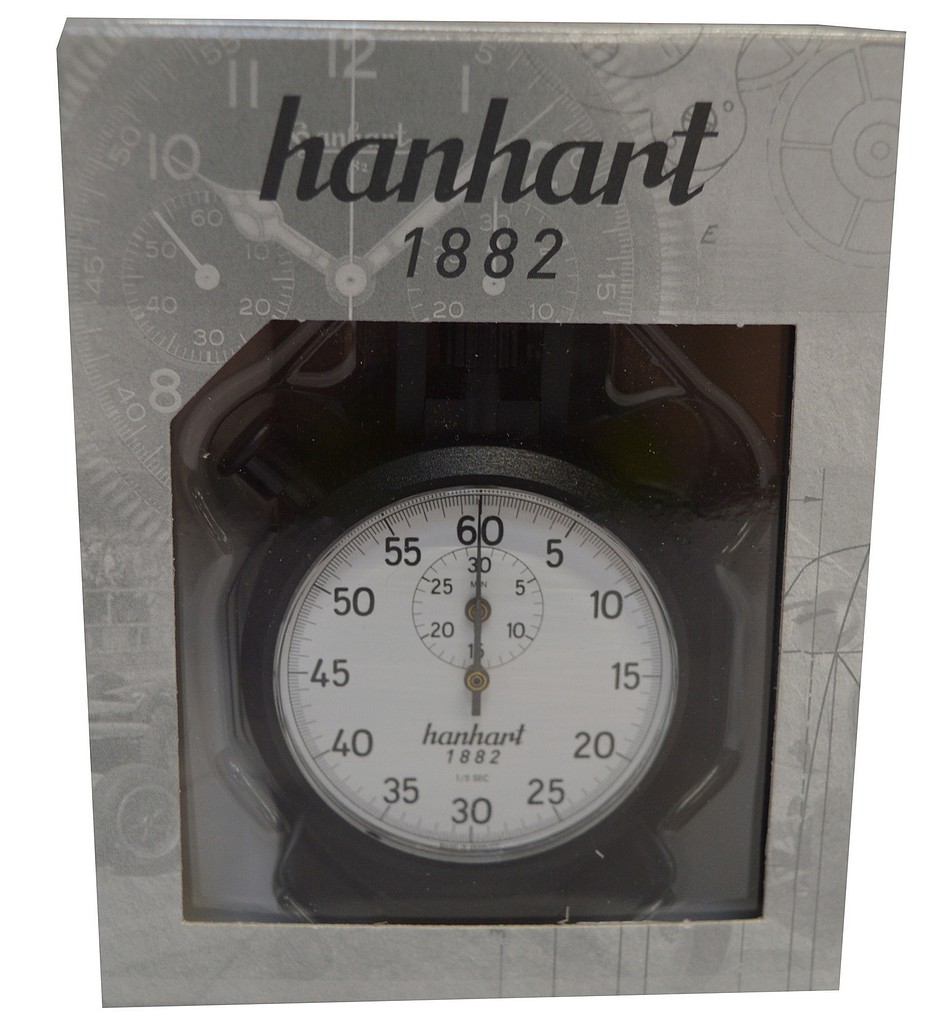 Hanhart sekuntikello muovinen sivupalauttimella