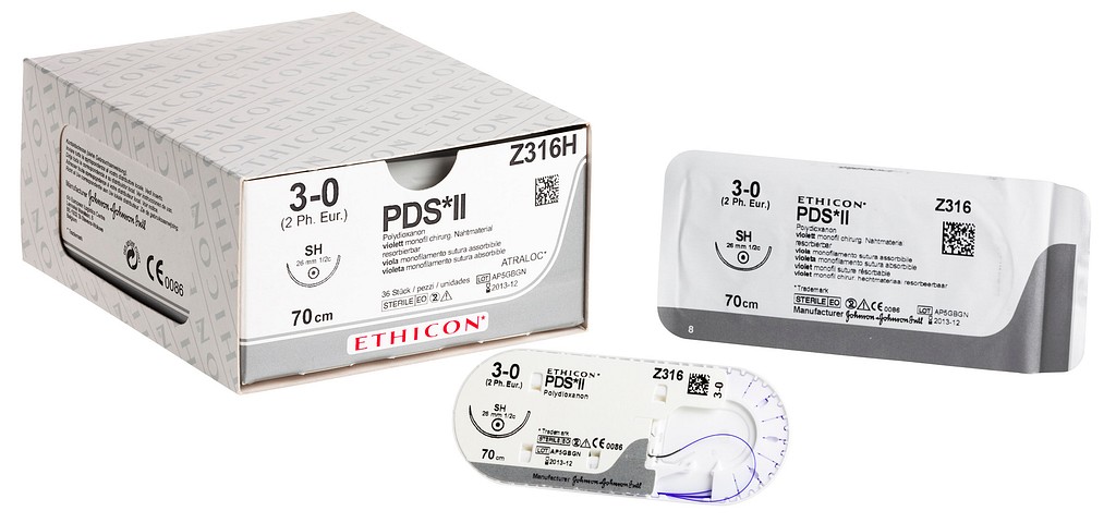 PDS II 3-0 V-7 70 cm violetti Z998H