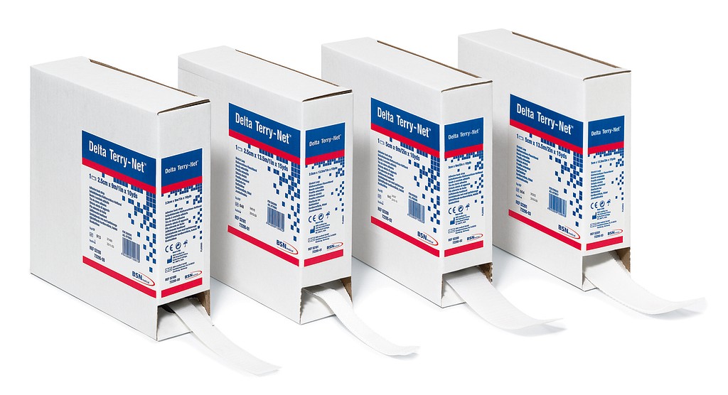 Delta Terry-Net kiinnitysnauha 2,5 cm x 9 m