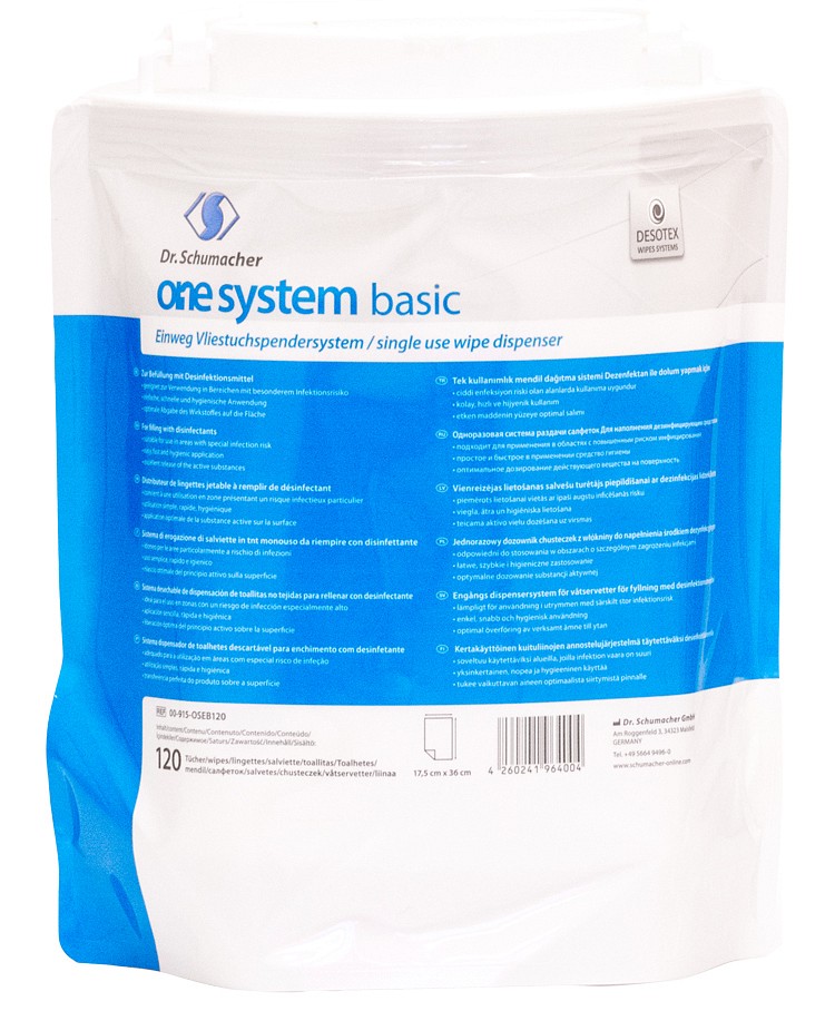 One System Basic puhdistuspyyhkeet kuitukangas 8288)