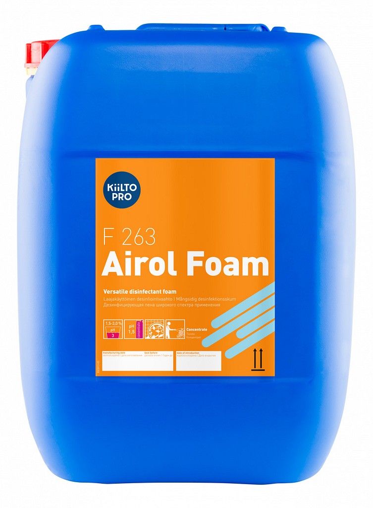 Kiilto Pro F 263 Airol Foam vaahtoava desinfektioaine 20 l