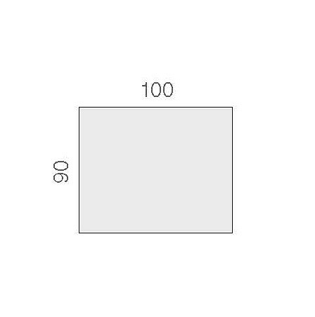 Raucodrape vauvaliina 90 x 100 cm