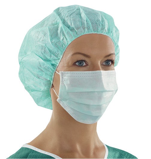 Sentinex Lite leikkausmaski korvalenkeillä vihreä