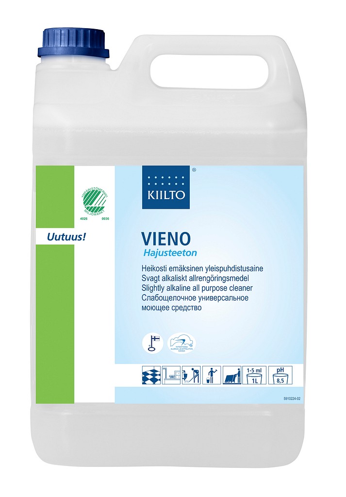 Kiilto Pro Vieno hajusteeton yleispuhdistusaine 5 l