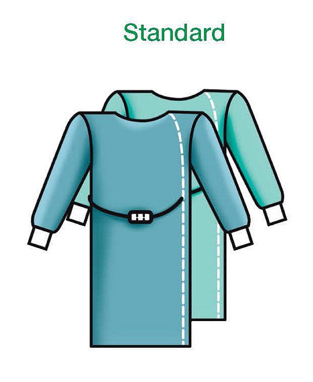 Sentinex PRO -leikkaustakki Standard SMMS XLp pituus 170 cm