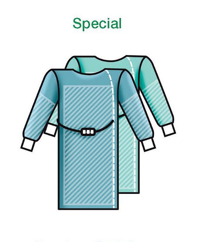 Sentinex PRO -leikkaustakki Special SMMS S/M