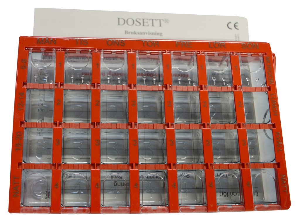 Dosetti Medi ruotsinkielinen pun 155 x 102 x 25 mm