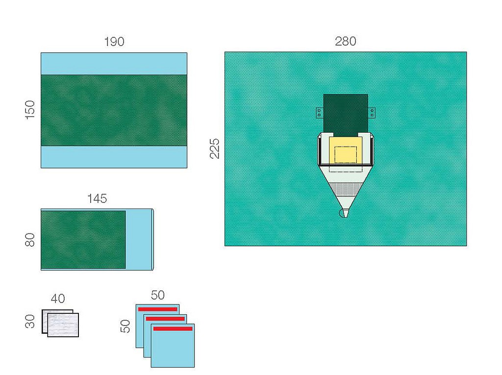 Raucodrape PRO Neurokirurginen pakkaus