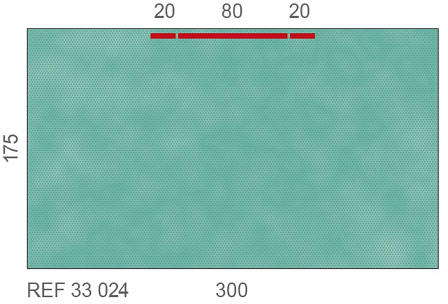 Raucodrape PRO kiinnittyvä leikkausliina 50 x 50 cm
