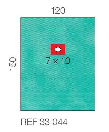 Raucodrape PRO reikäliina kiinnityvä 120 x 150 cm