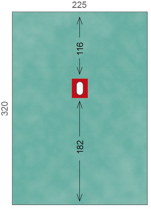 Raucodrape PRO reikäliina kiinnittyvä 225 x 320 cm 2-krs