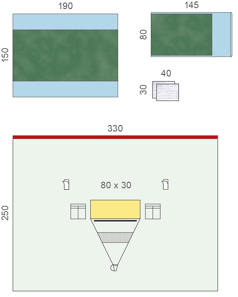 Raucodrape PRO vertikaalipakkaus