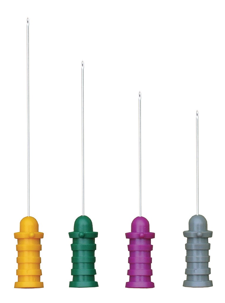 EMG-neulaelektrodi 50 x 0,45 mm 26G keltainen