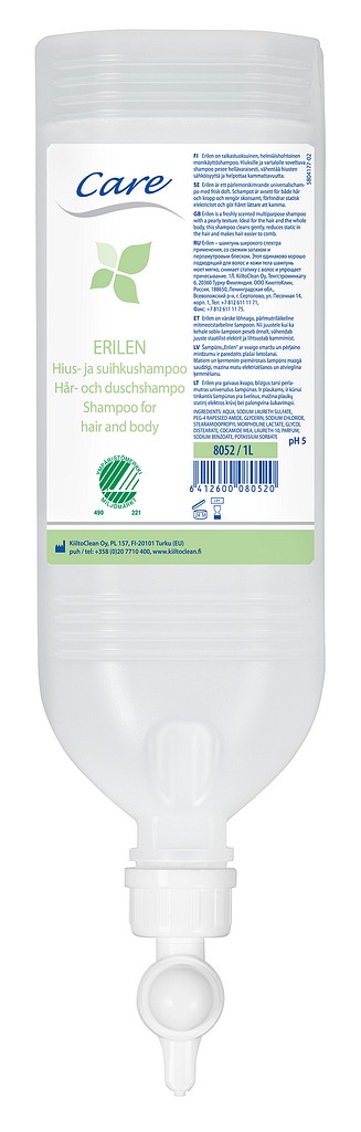 Kiilto Care Erilen hius-suihkushampoo dispenser 1 l