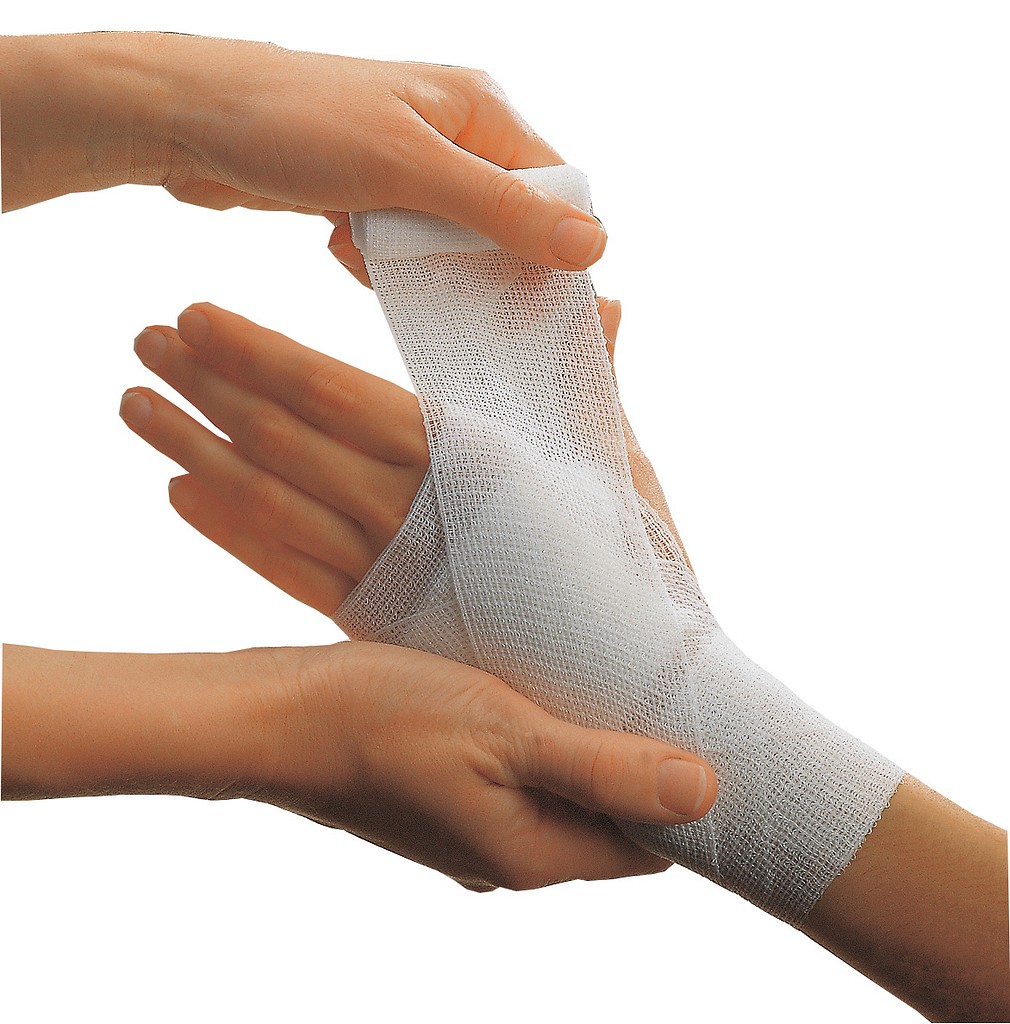 Mollelast elastinen harsosiderulla 4 cm x 4 m kääreetön