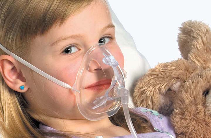 OxyKid 24 - 90 % säädettävä avoin happimaski lasten kk