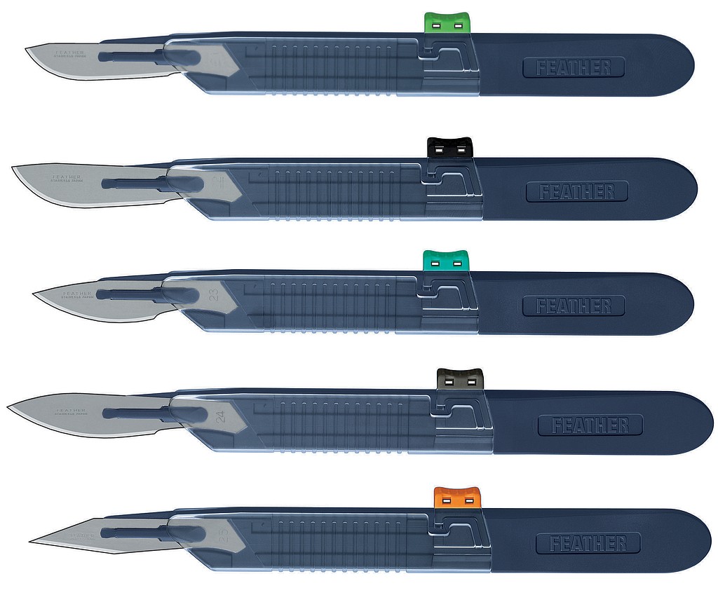 Feather leikkausveitsi turvaterällä nro 20