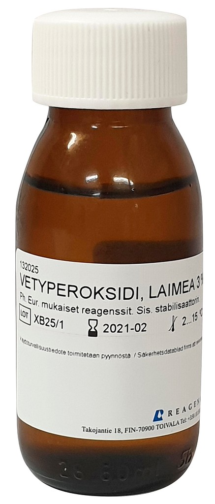 Vetyperoksidiliuos laimea 3 %m/m 50 ml