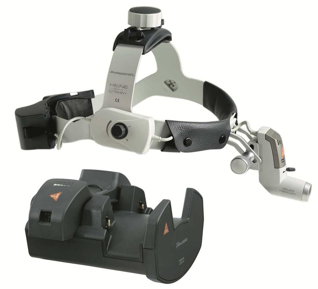 HEINE ML4 LED otsalamppu mPack UPL+EN50